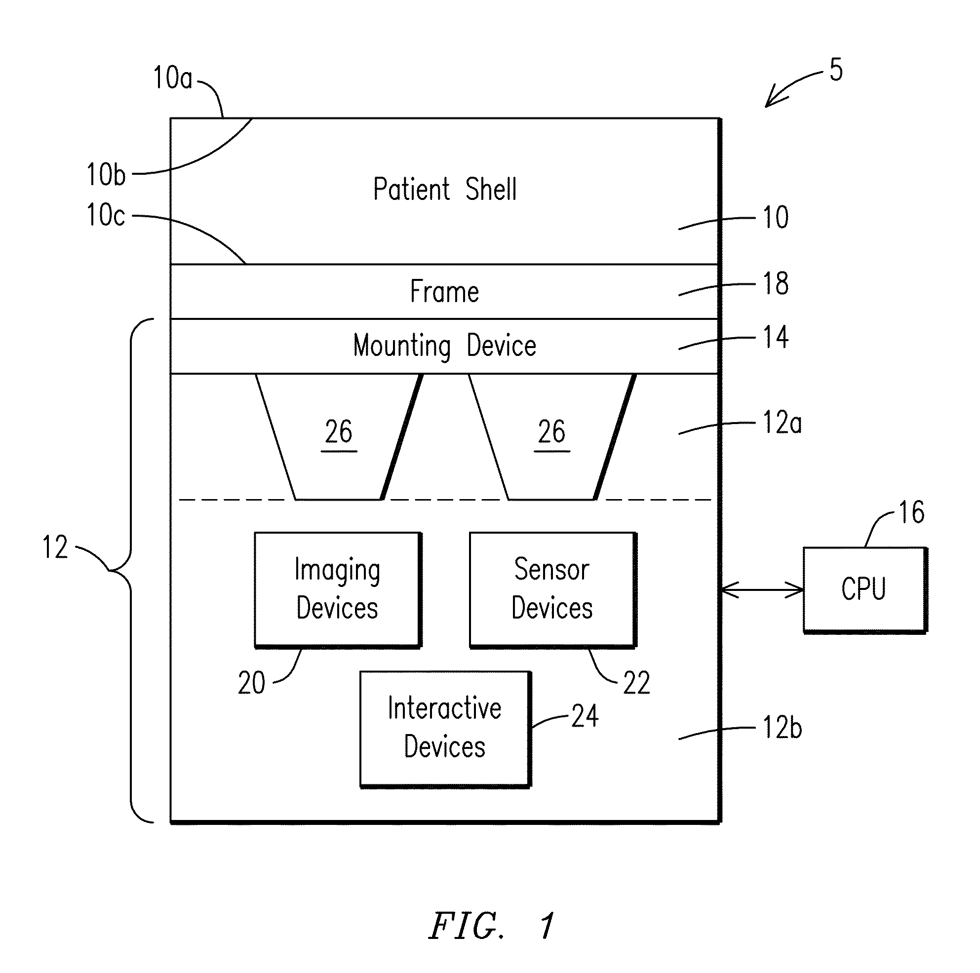 Physical-virtual patient bed system