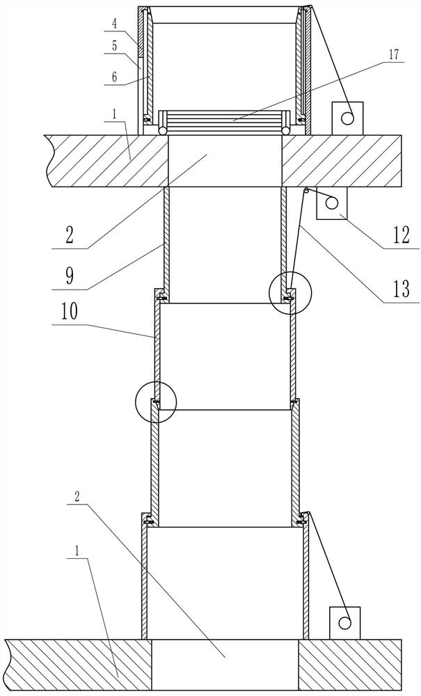 Conjoined escape chute for high-rise buildings