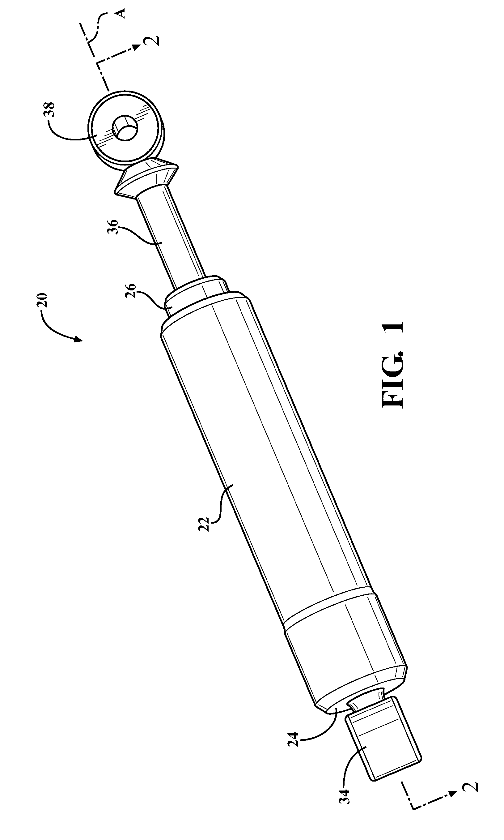 Bi-stable shock absorber assembly