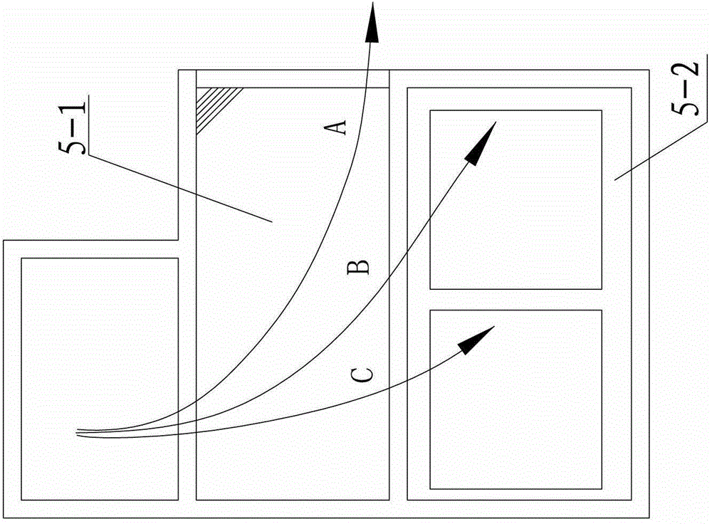 Novel through-flow type cereal cleaning device