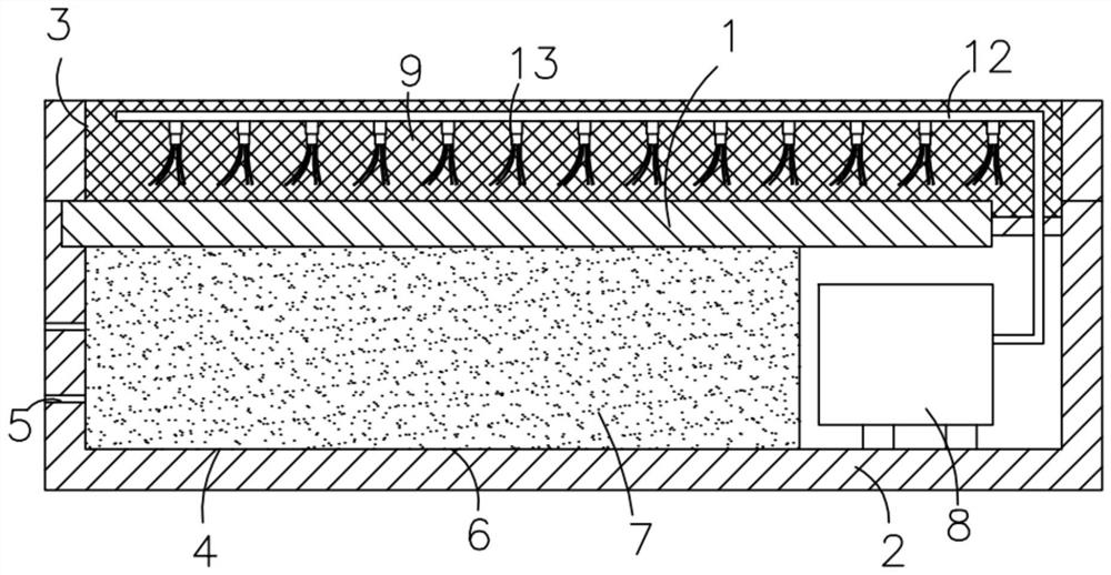 Moisture-proof PCB (printed circuit board) of lamp strip controller