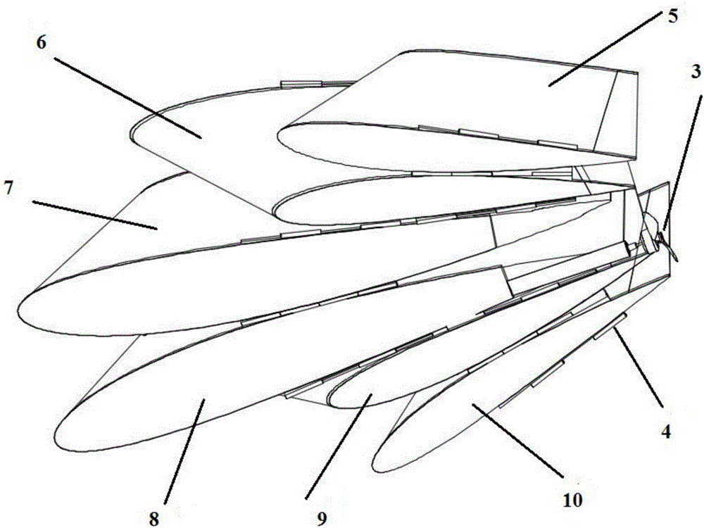 Portable foldable unmanned aerial vehicle