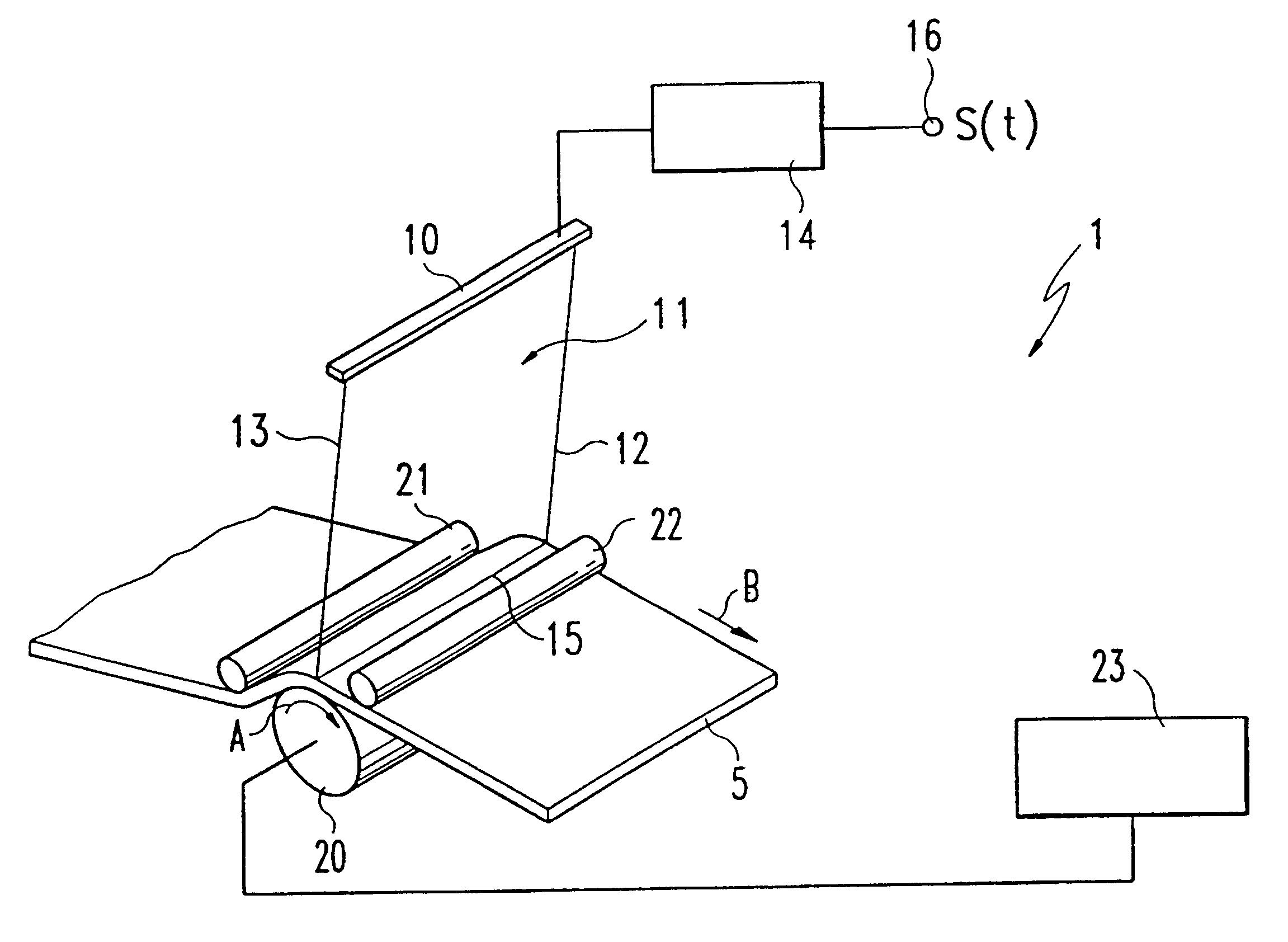 Device for writing on thermographic material