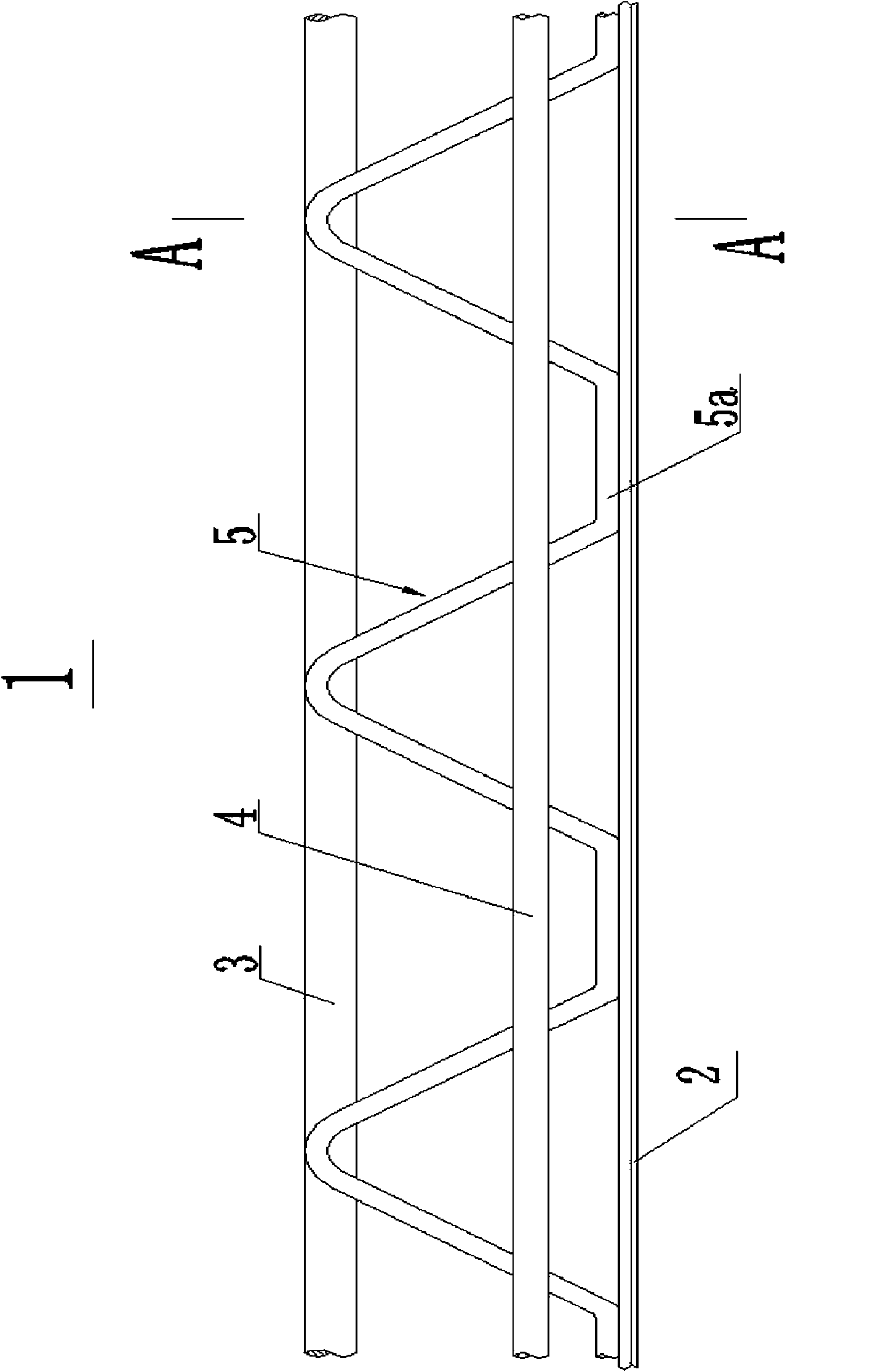 Reinforcement bar truss mould plate and welding process