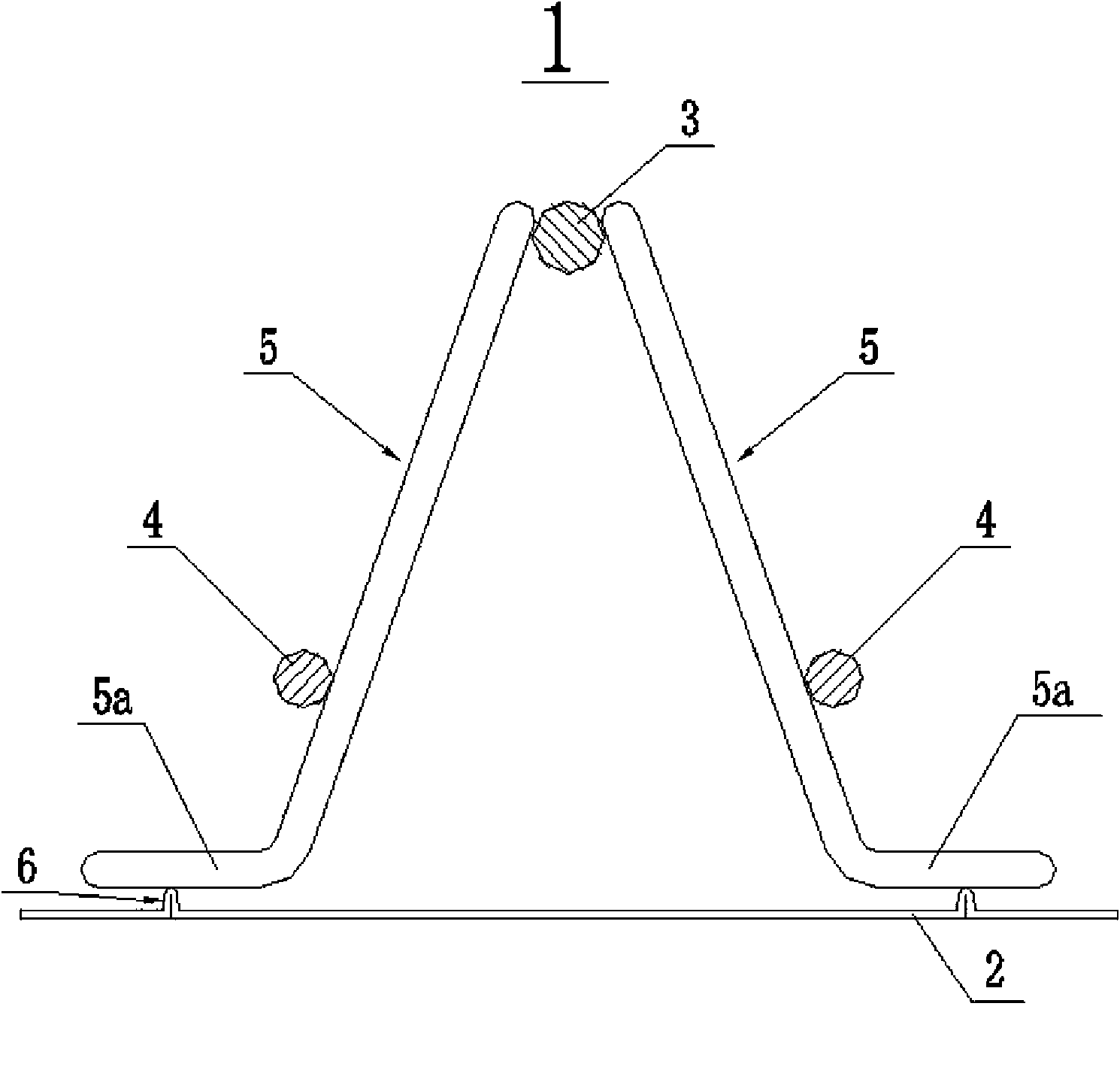 Reinforcement bar truss mould plate and welding process