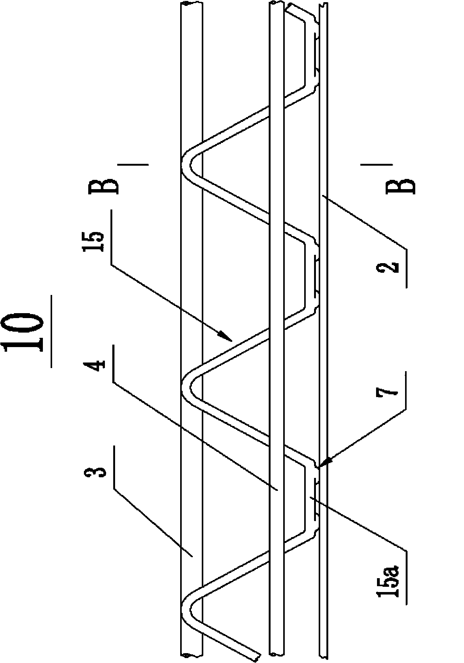 Reinforcement bar truss mould plate and welding process