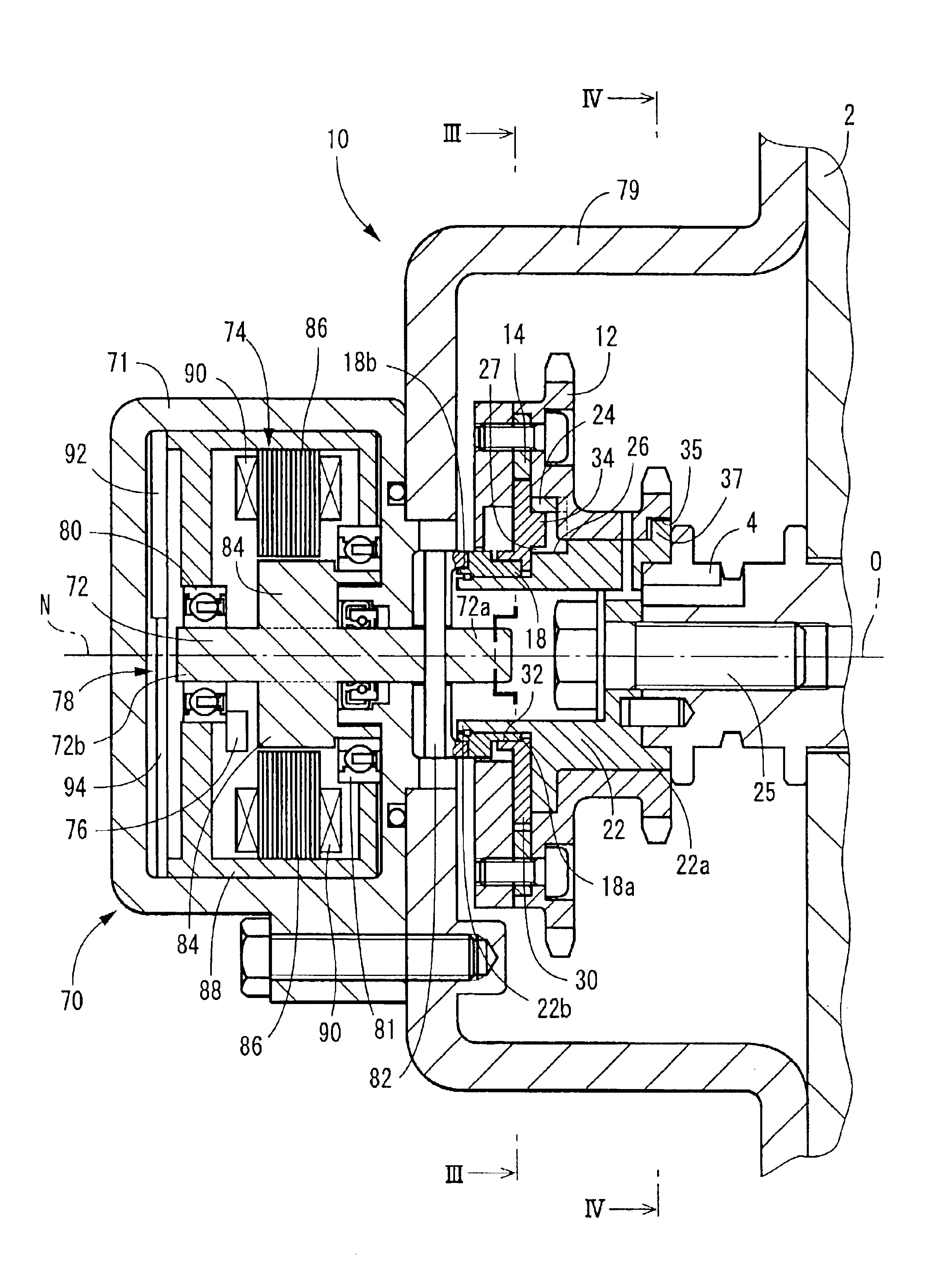 Valve timing adjusting device