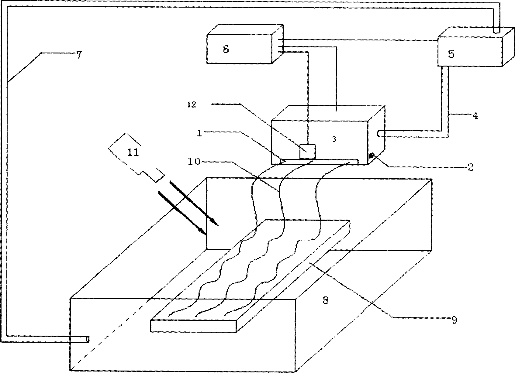 Method and apparatus for supercharging water constraint layer based on laser impact technology