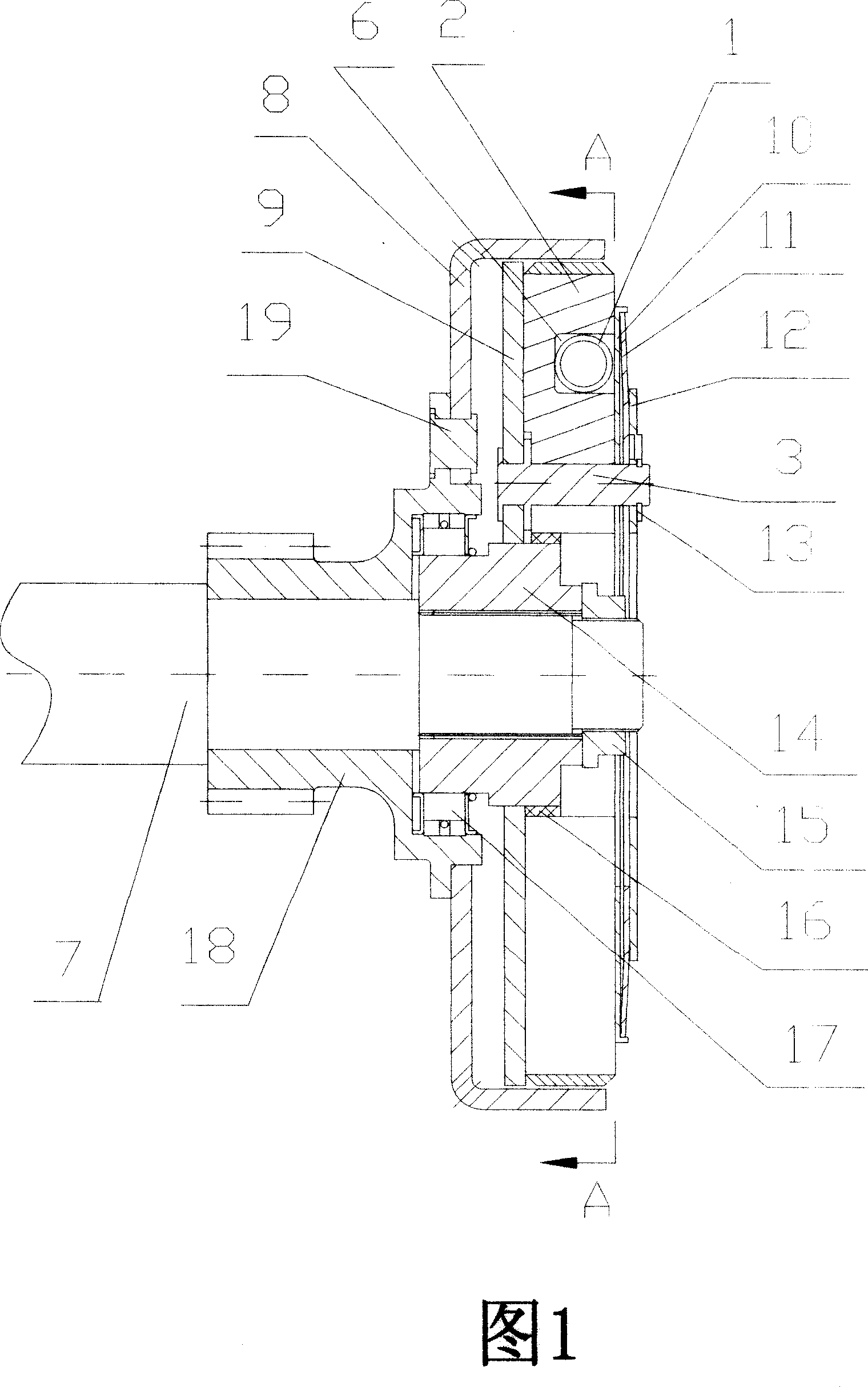 Shoe-type automatic clutch