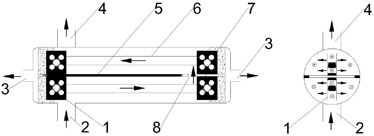 Improved hollow fiber nanofiltration membrane assembly