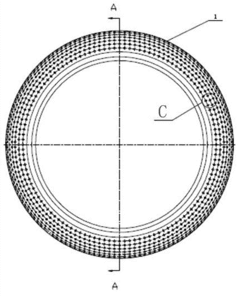 Grinding roller and grinding disc tile