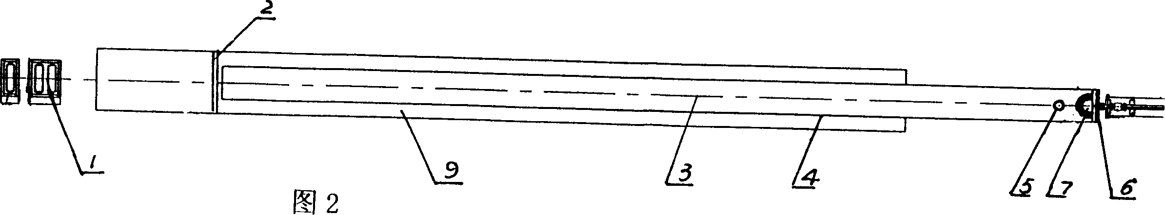 Vacuum cylinder for producing cystosepiment