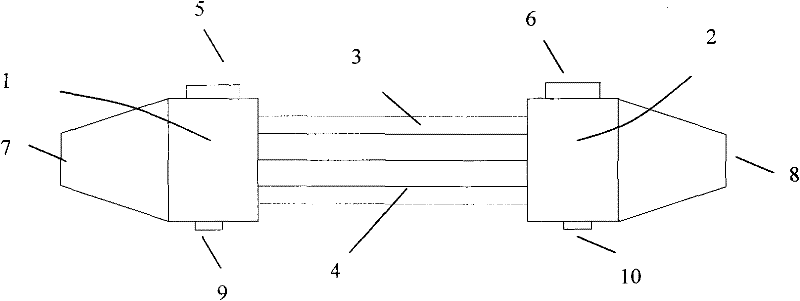 Novel high-efficiency fuel cell humidifier