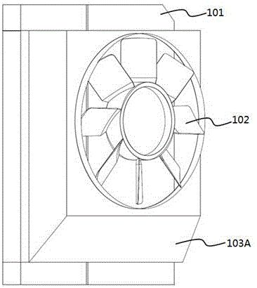 Air guiding hood capable of flow guiding and noise reduction