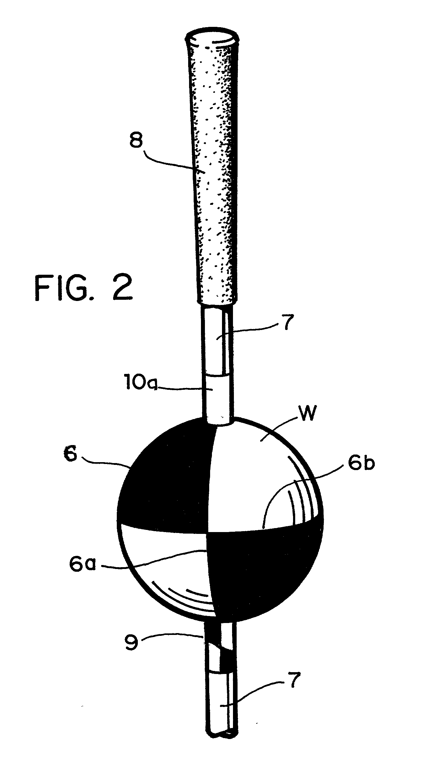 Interactive method and apparatus for tracking and analyzing a golf swing