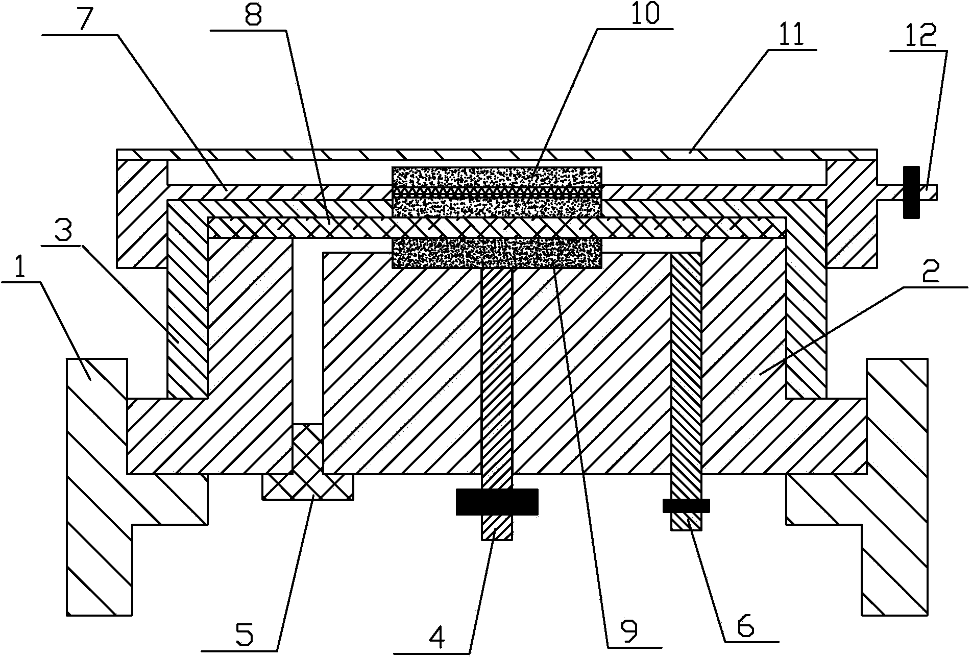 In-situ XRD reaction chamber for testing electrochemical reaction process