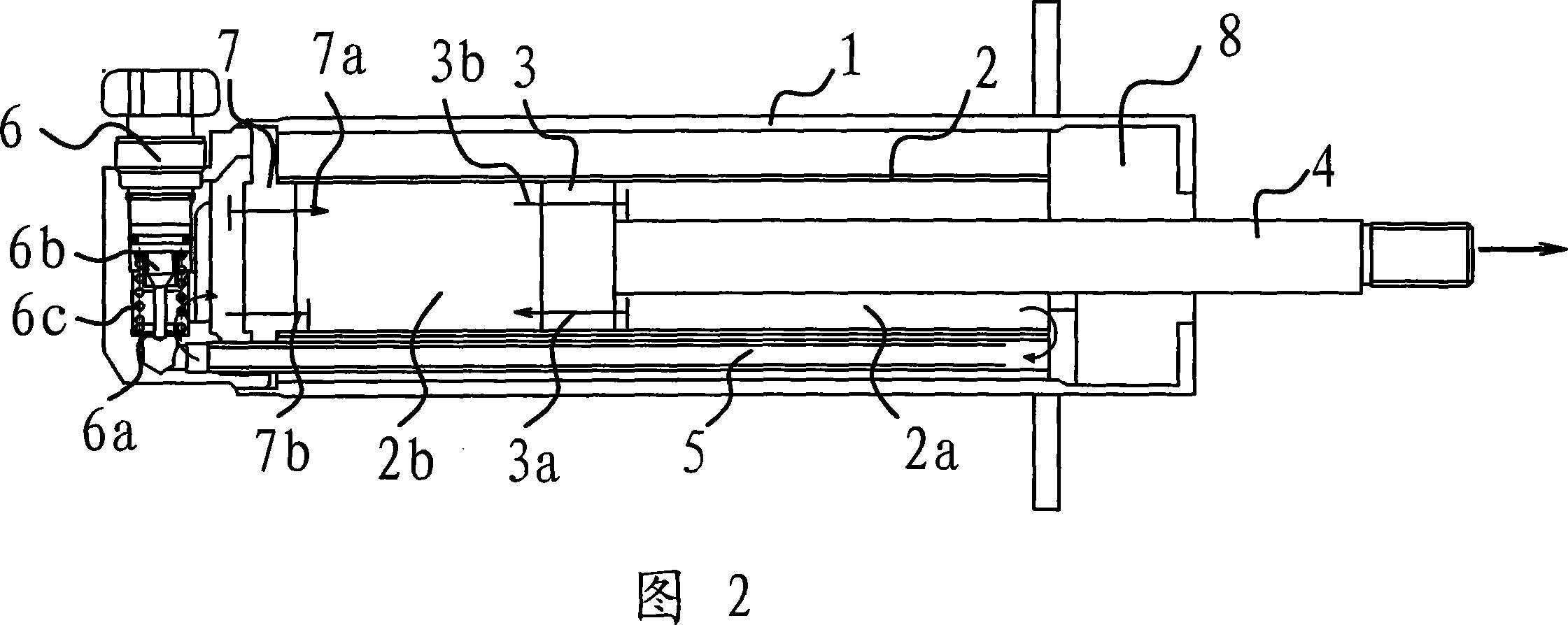 Structure-improved automobile shock absorber