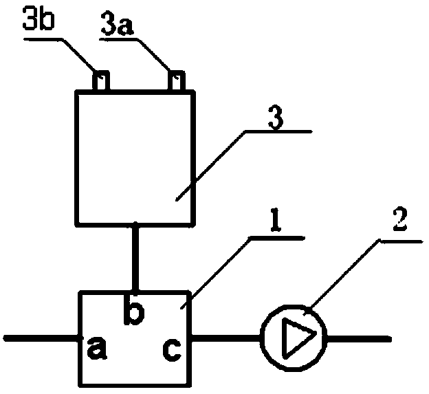 Balloon piston-type supercharged expansion device of aircraft liquid cooling system