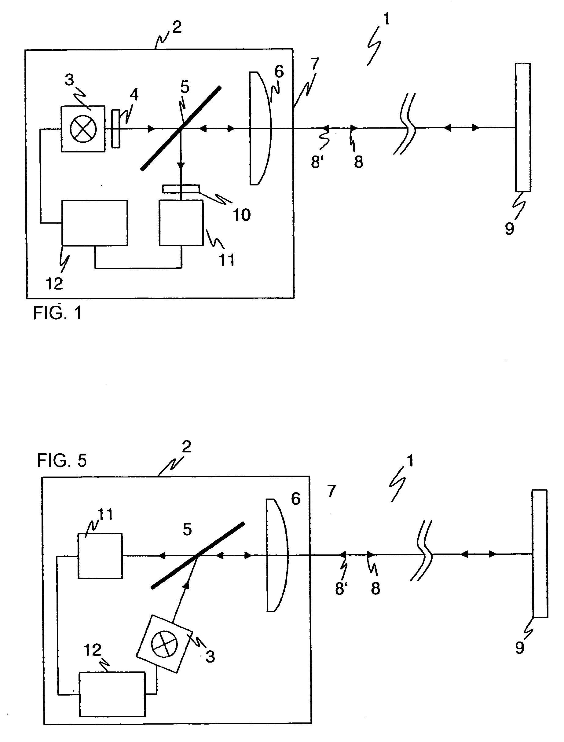 Optoelectronic sensor and method for detecting objects with polarized light