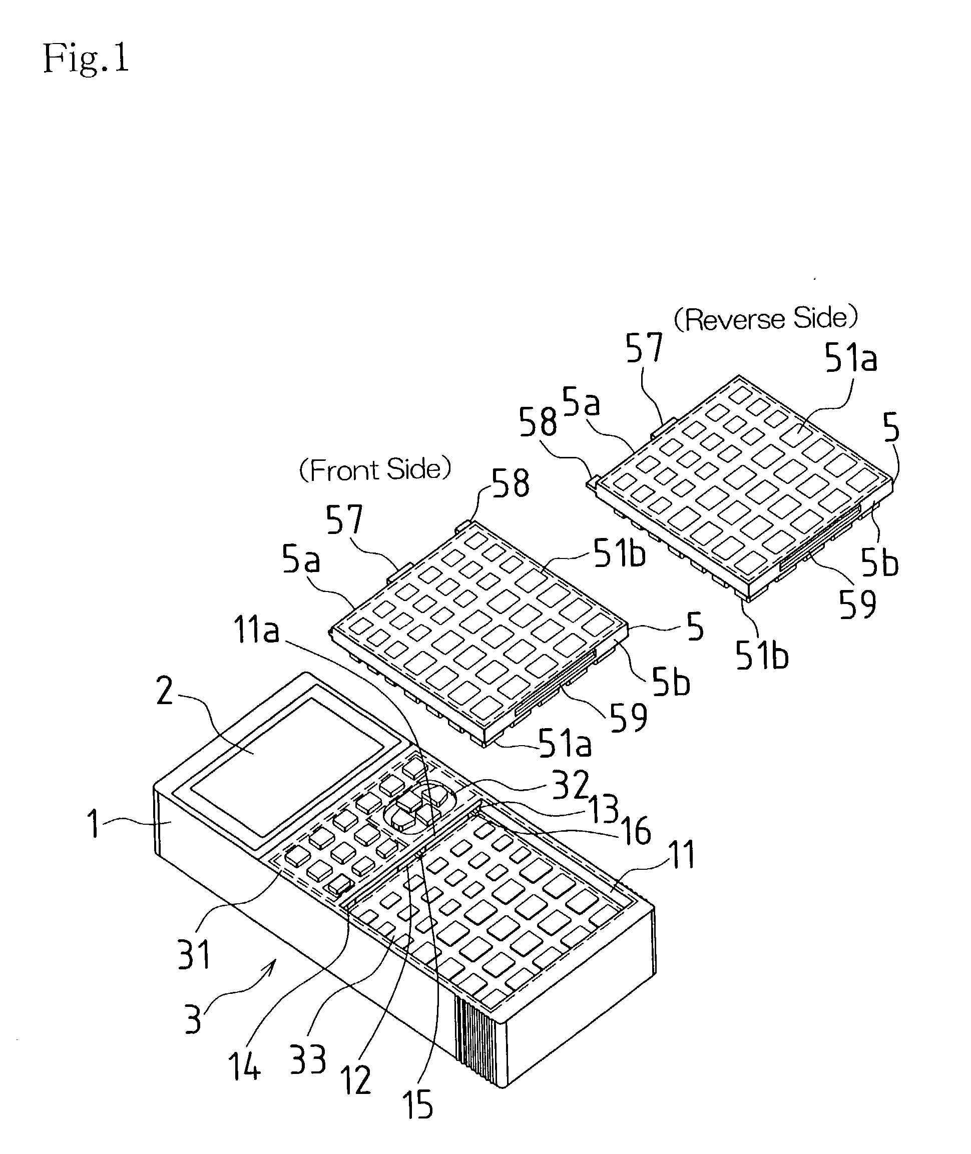 Reversible keyboard and information processor