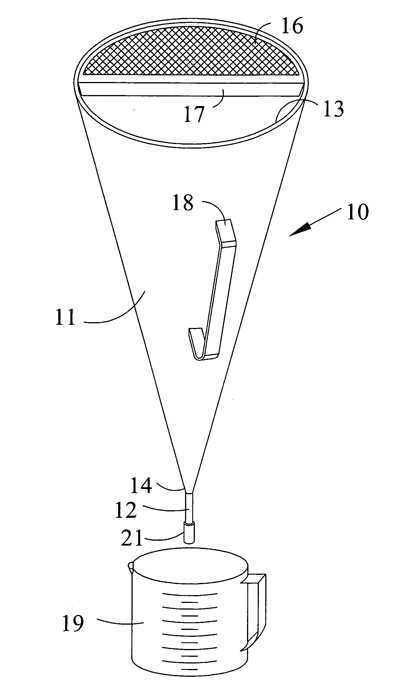 Funnel viscosimeter