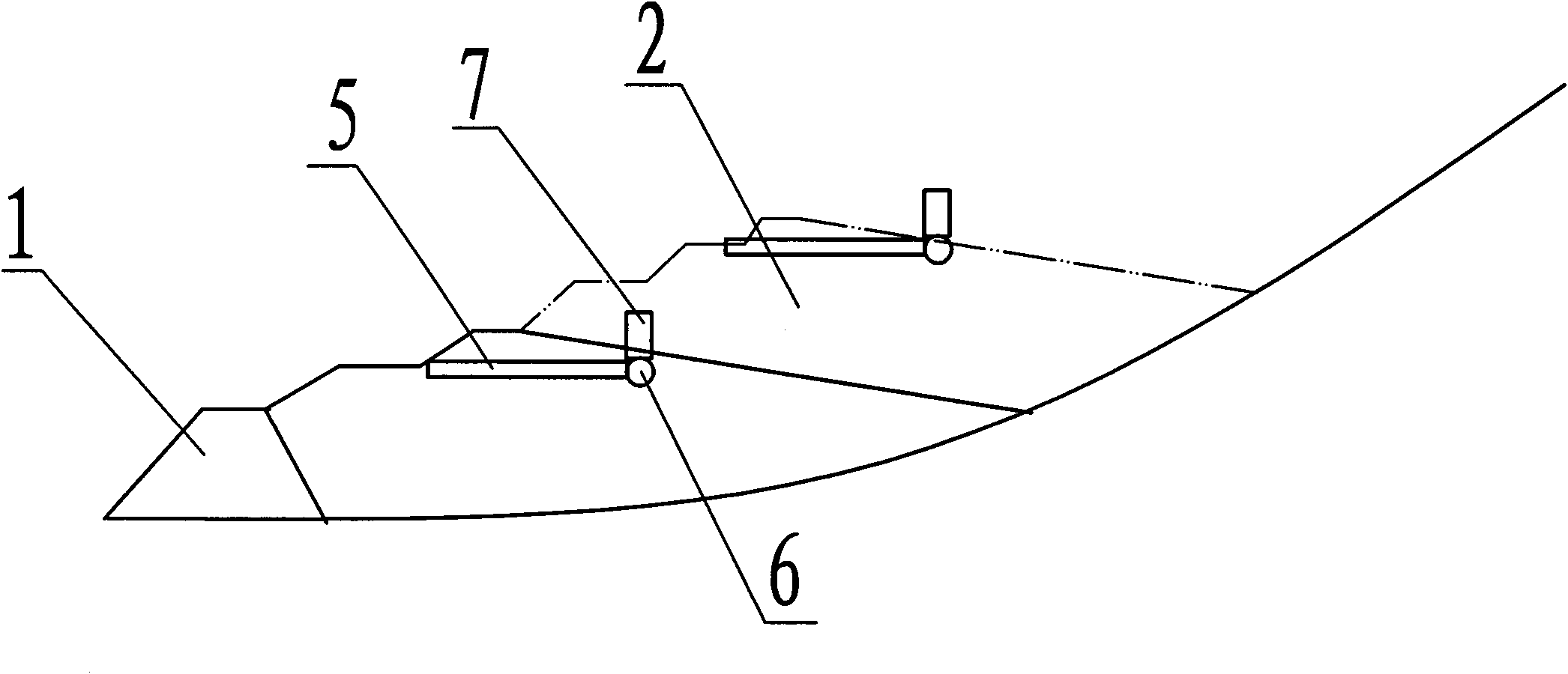 Permeable tailings pond seepage drainage structure