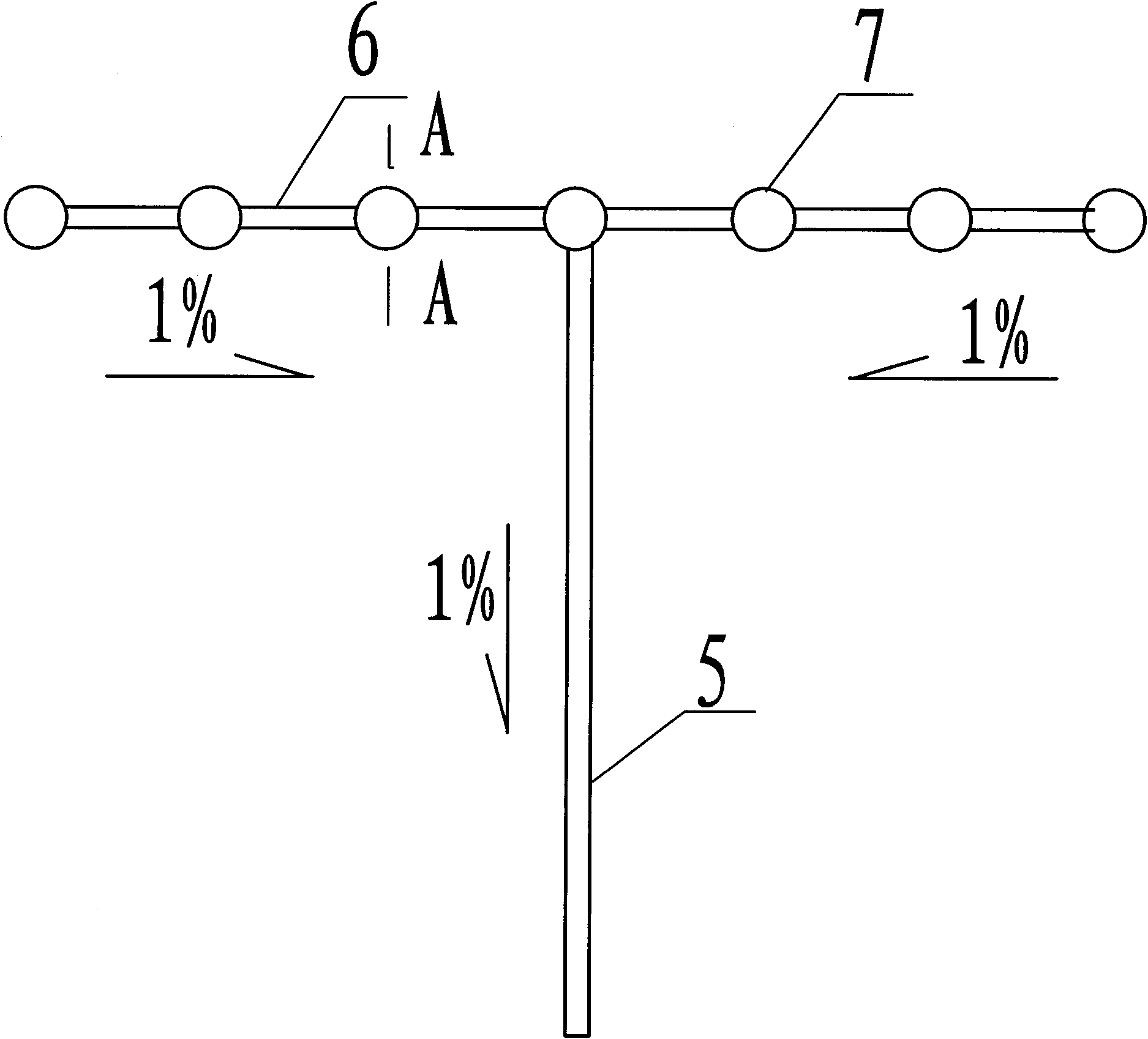 Permeable tailings pond seepage drainage structure