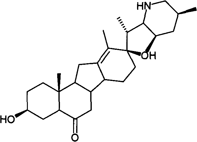 A kind of preparation method of cyclopamine