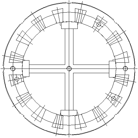 Lamination tool for exciter stator iron core