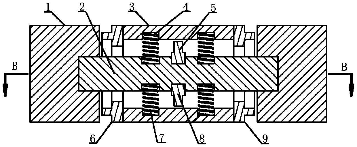 Hexaxial combined pressing sensor