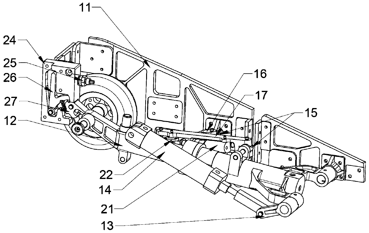 High reliability UAV landing gear retractable system