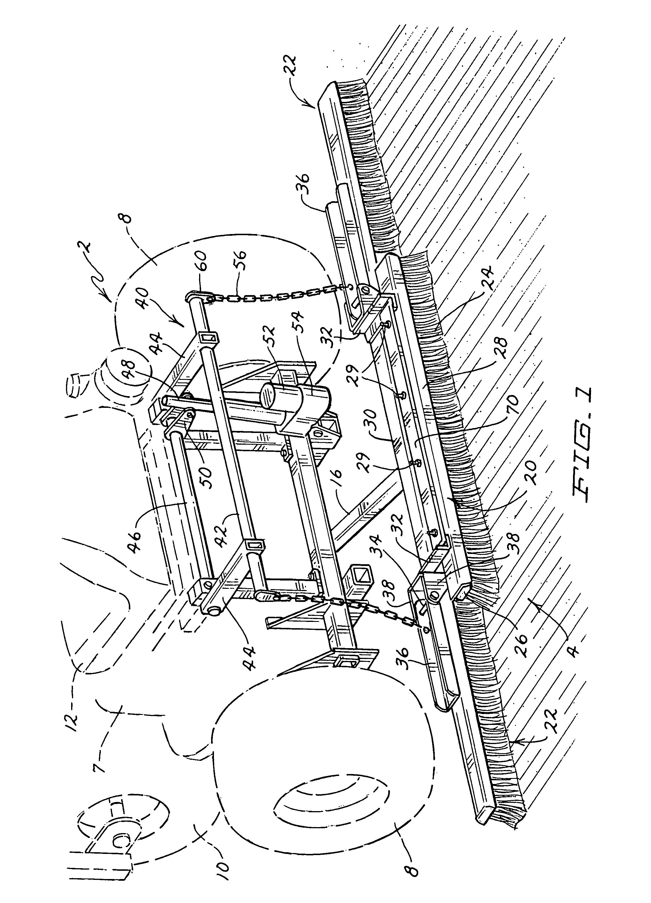 Powered ZRT sand grooming vehicle and grooming brush rake