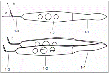 A set of oral and mucous membrane ocular surface reconstruction instruments