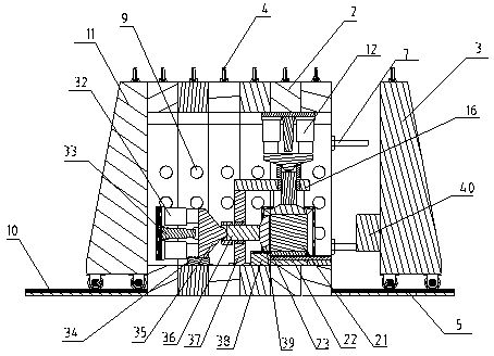 Physical simulation test system for true triaxial rockburst of deep-buried tunnel