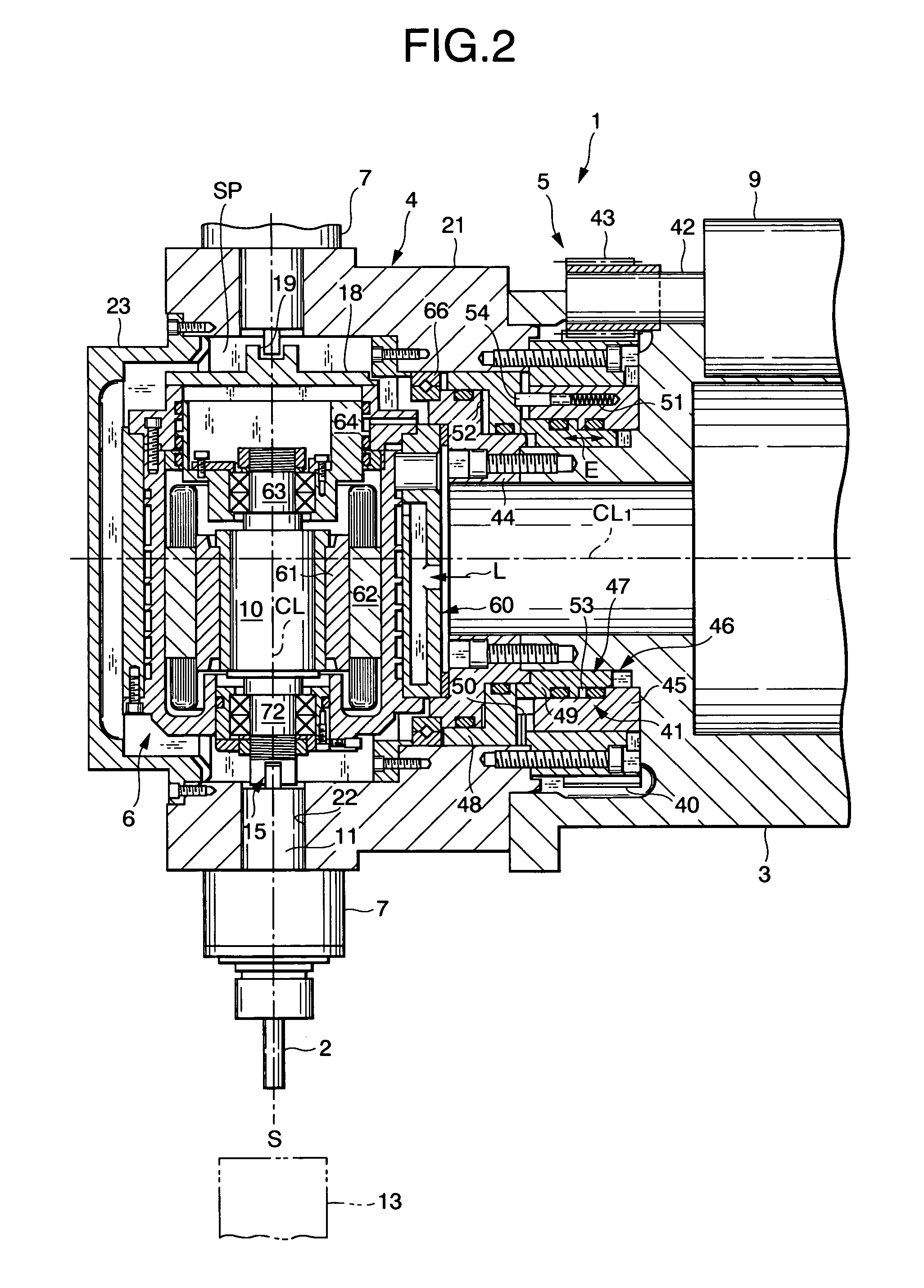 Turret for machine tool