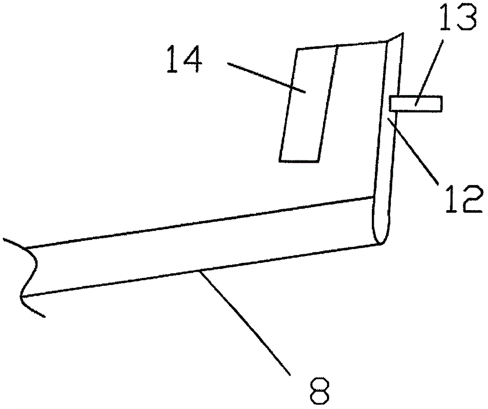 Automatic clipping device for server cabinet frame supporting rod