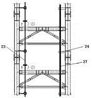 A vertical comprehensive transportation device for super high-rise building construction