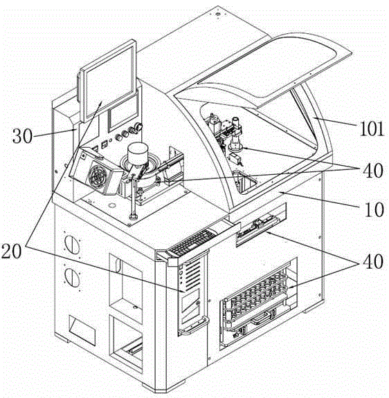 Full-automatic high-rate chip LED spectrophotometer