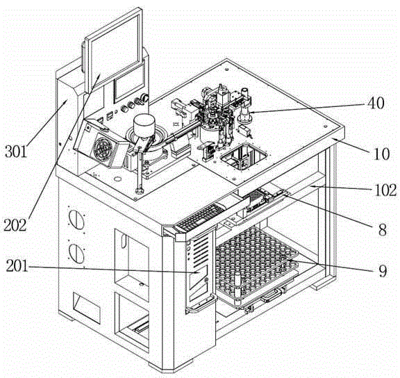 Full-automatic high-rate chip LED spectrophotometer