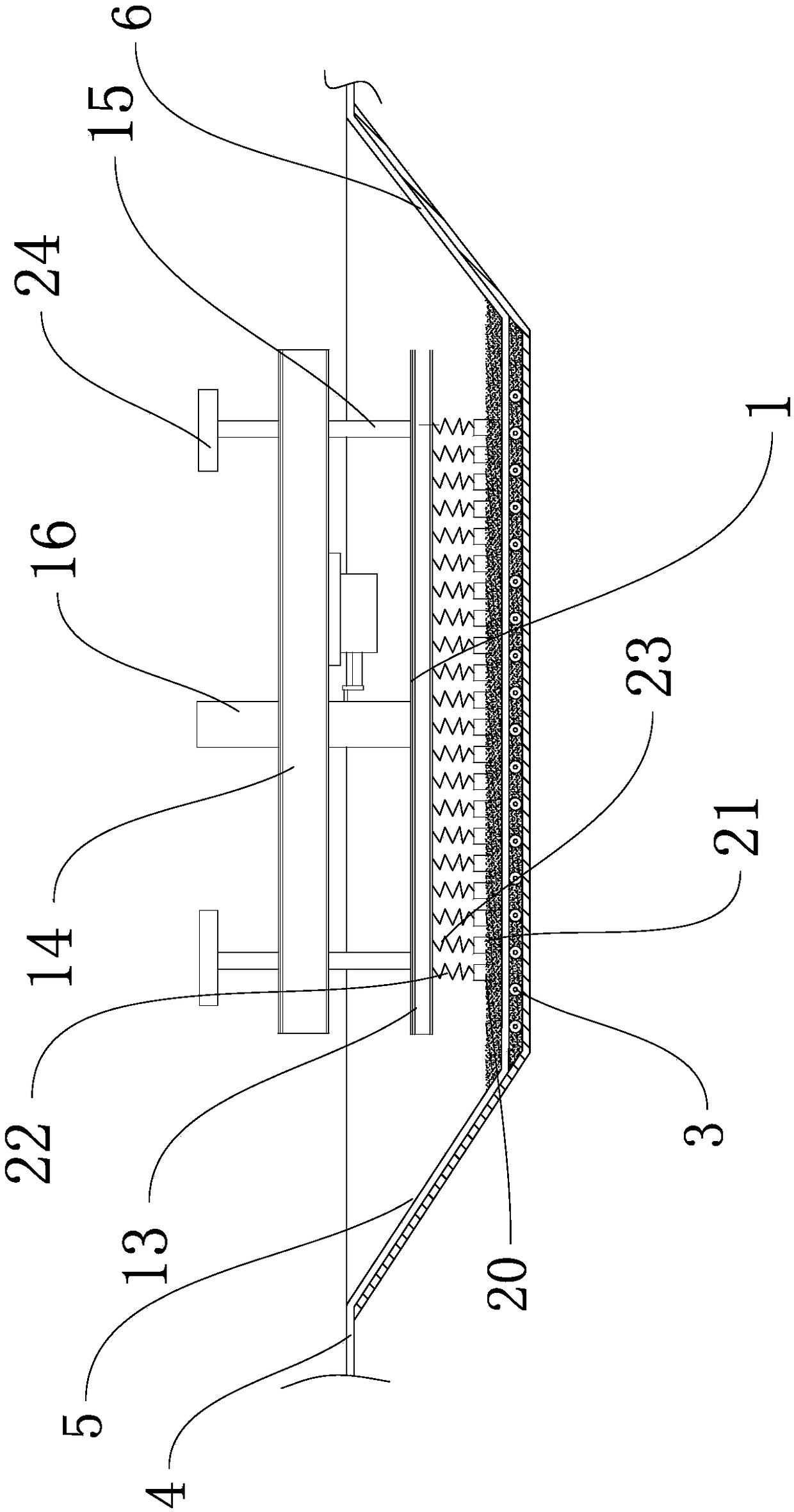 High efficient leather softening machine