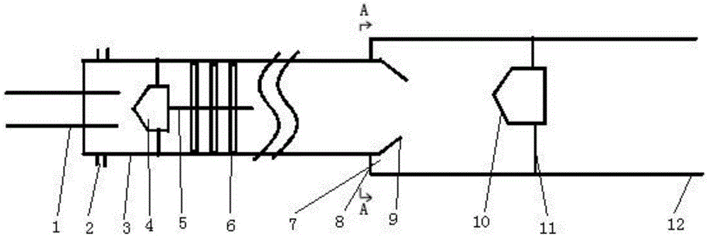 Positive and negative pressure coupling foam jetting device