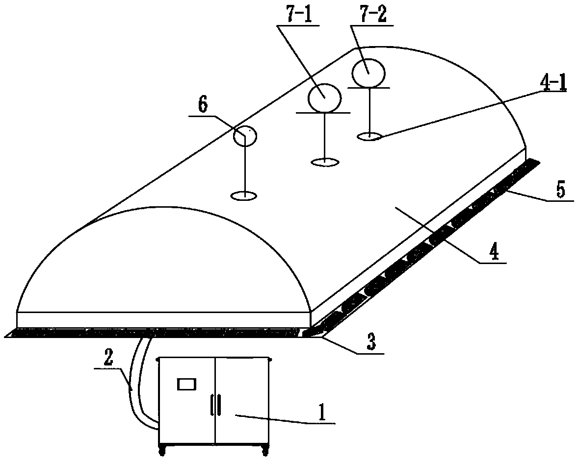 Nano membrane aerobic composting device for livestock manure