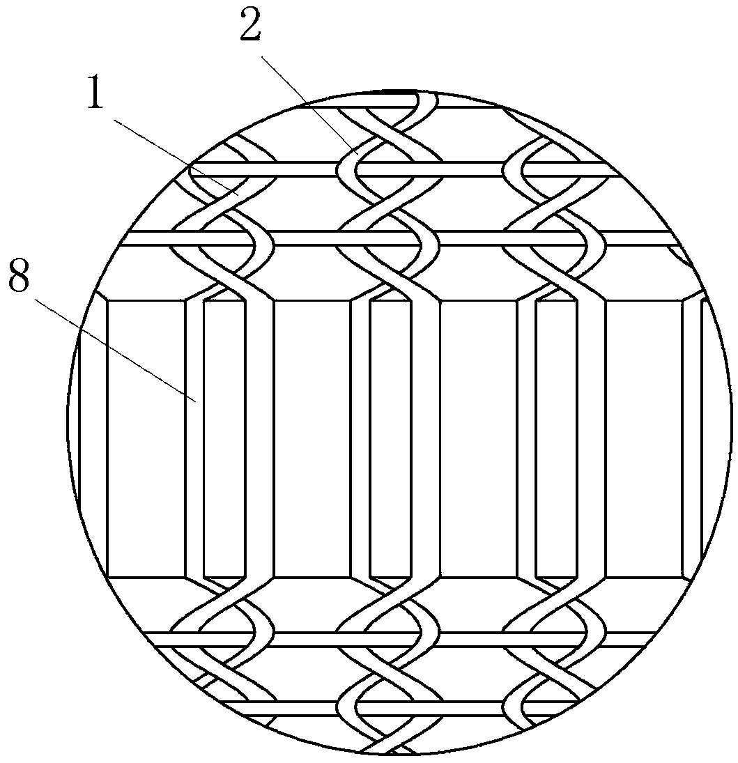 Crawler belt fabric for emergency rescue and application thereof