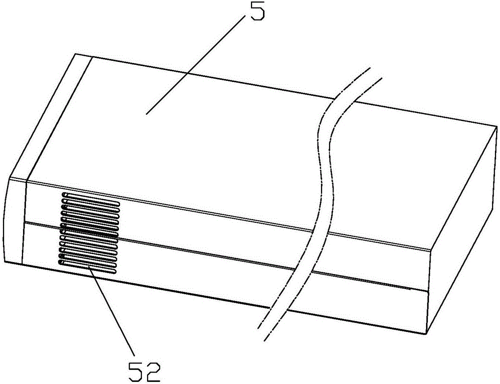 Heat pipe type heat radiation module and charging pile module employing same