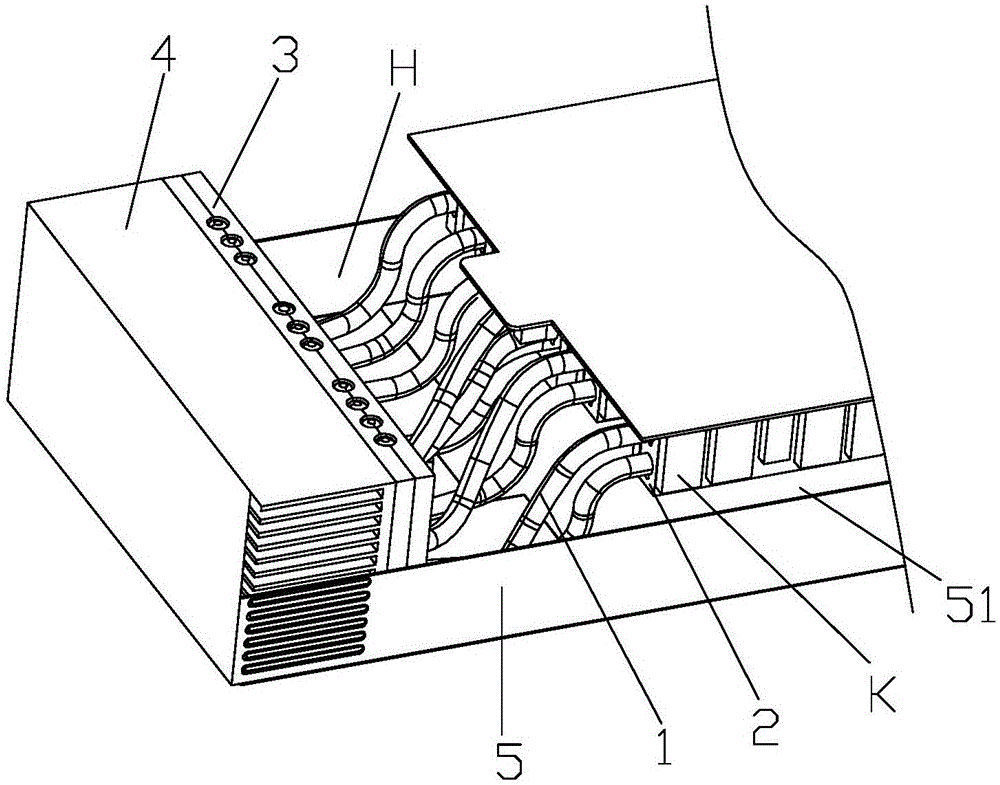 Heat pipe type heat radiation module and charging pile module employing same