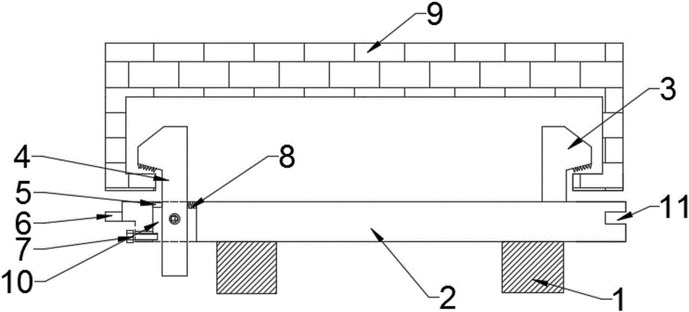 Photovoltaic panel support plate for quickly installing photovoltaic panel