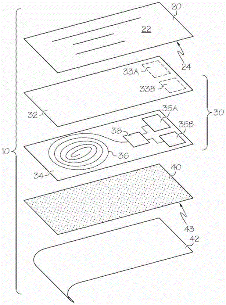 Body temperature logging patch