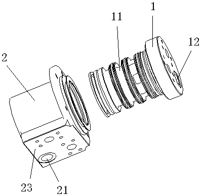 Power connector, two-body all-terrain vehicle