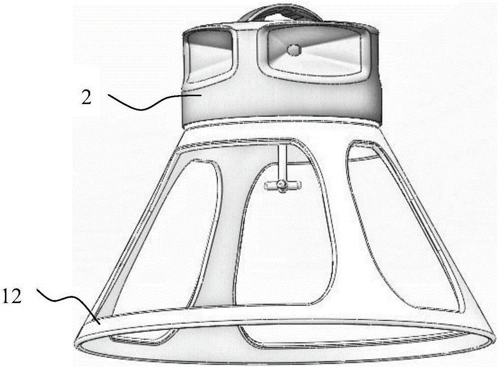 Side hole type drosophila melanogaster trapping device with dual lure of color and smell