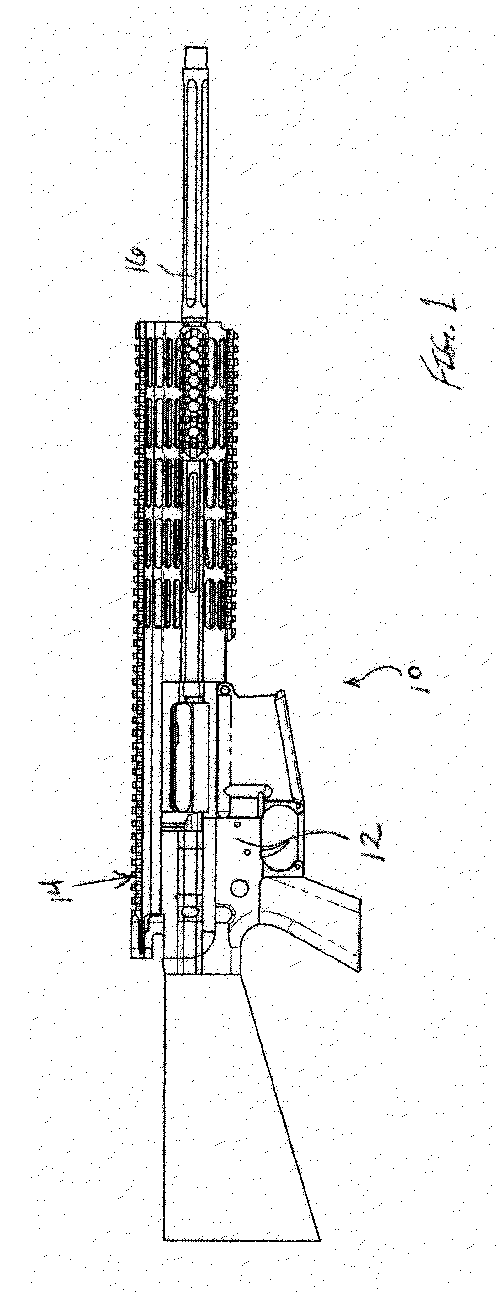 Two piece upper reciever for firearms